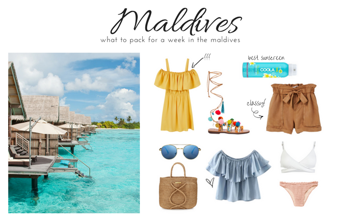 maldives travel bag