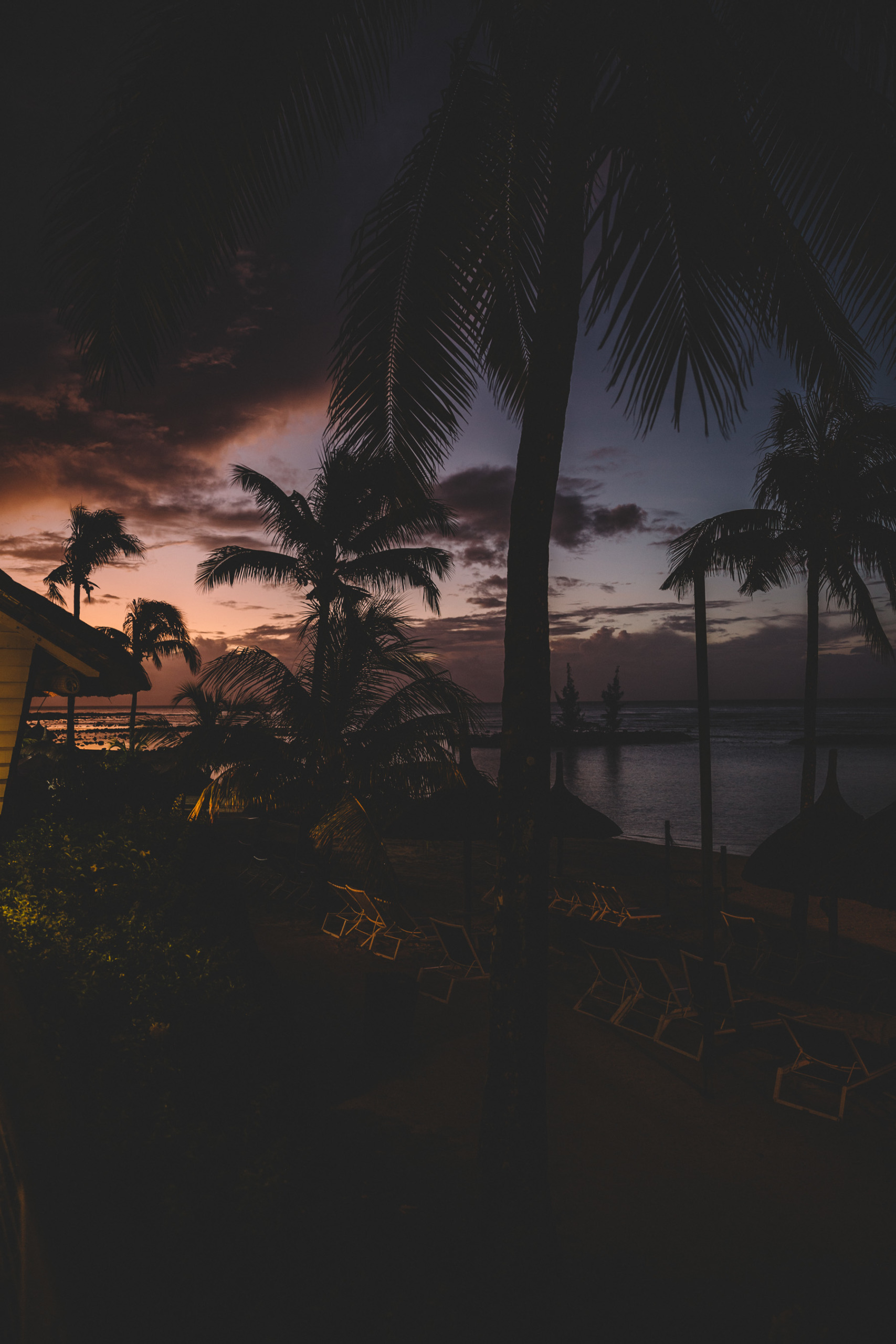Mauritius Reise Sonnenuntergang